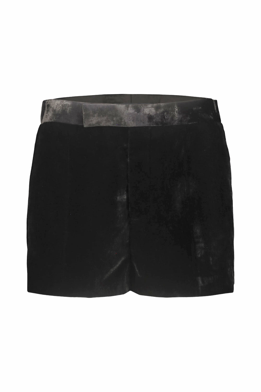 Shop Sapio Velvet Short In Black