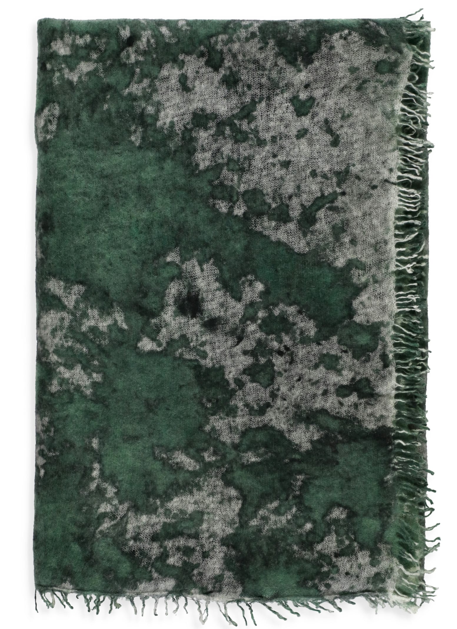 Avant Toi baroque-pattern Print cashmere-blend Scarf - Farfetch