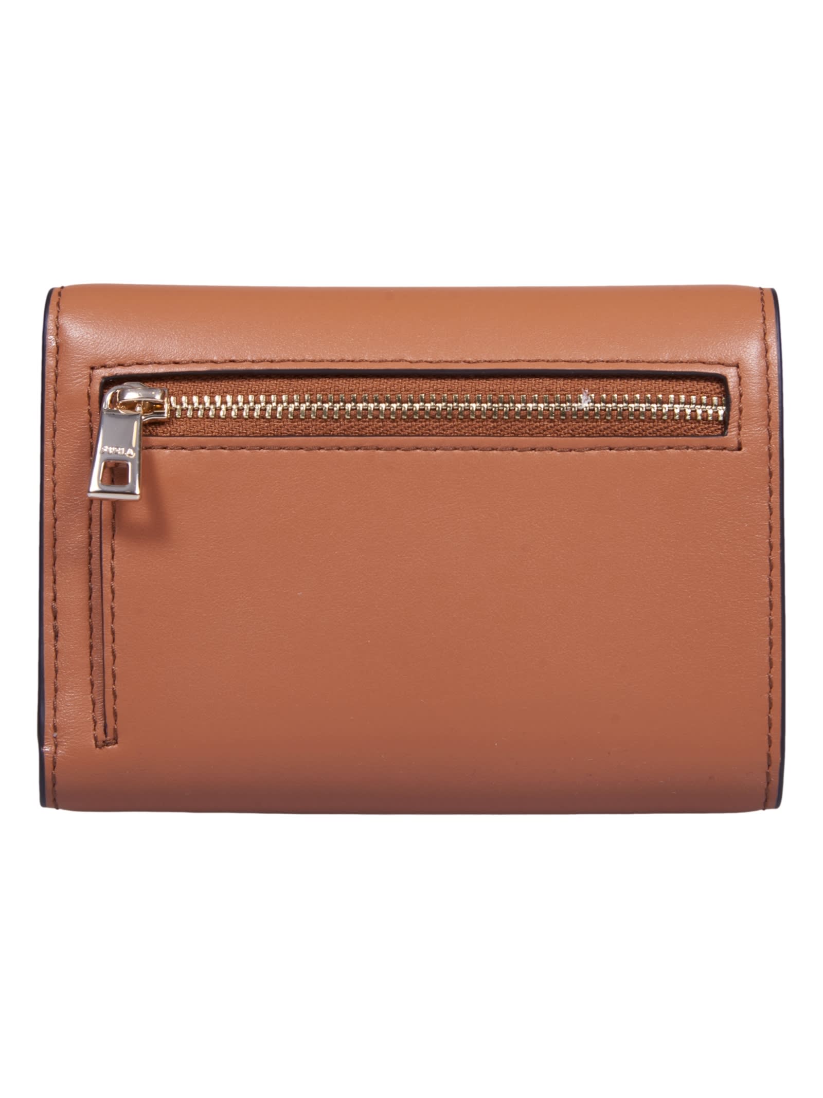 Shop Furla Sfera Wallet In Brandy