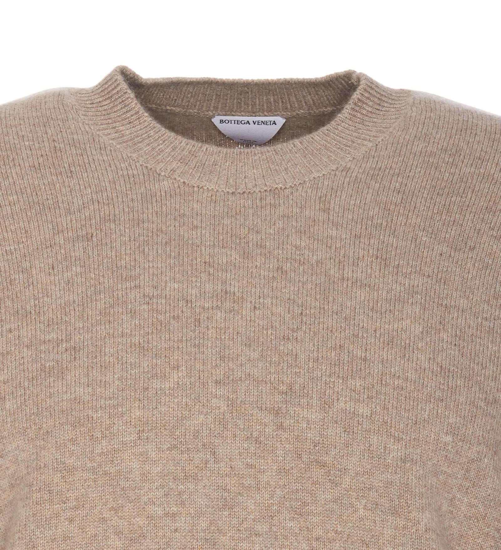 Shop Bottega Veneta Cashmere Sweater In Beige