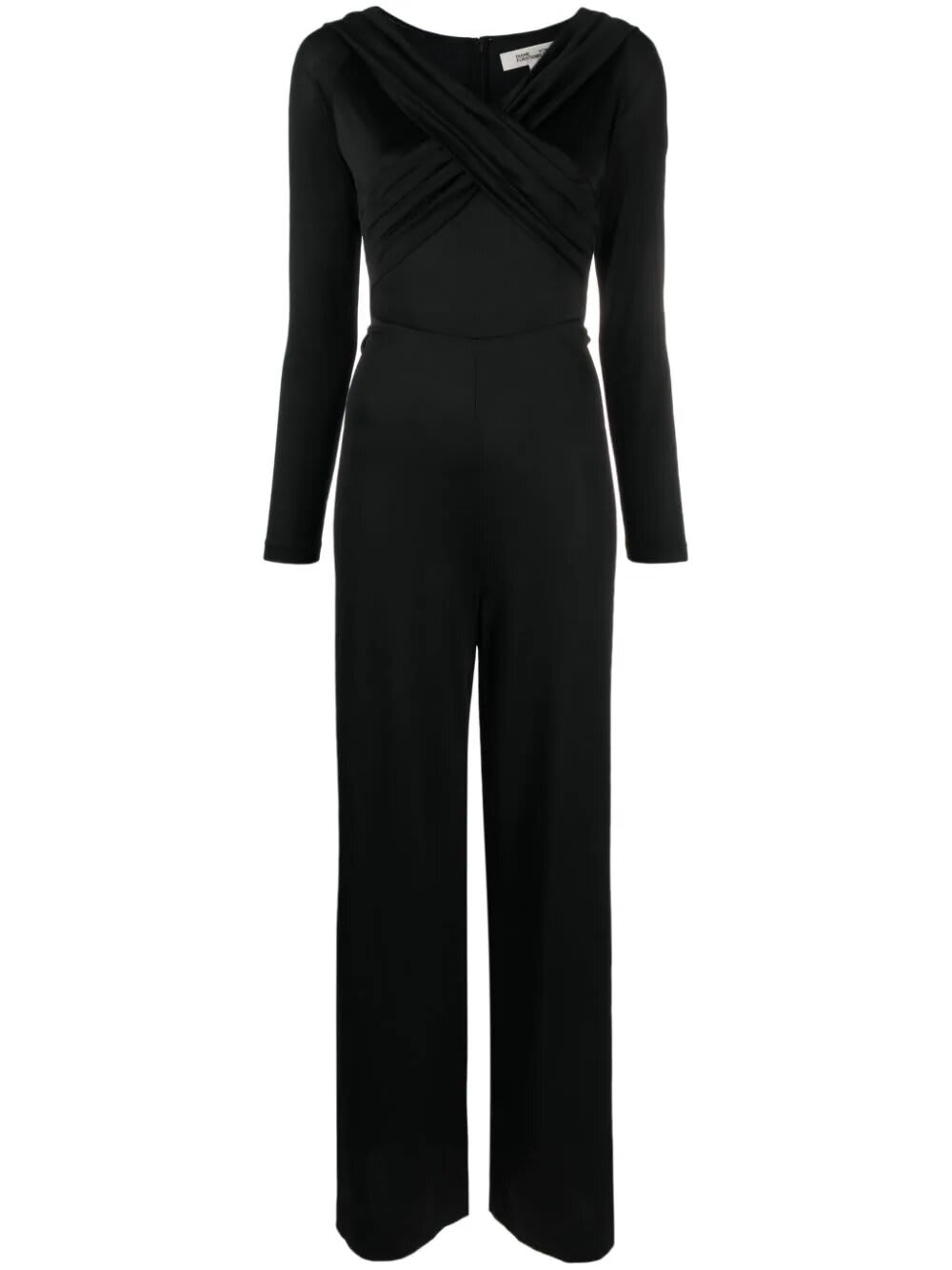 Shop Diane Von Furstenberg Lucien Jampsuit In Black