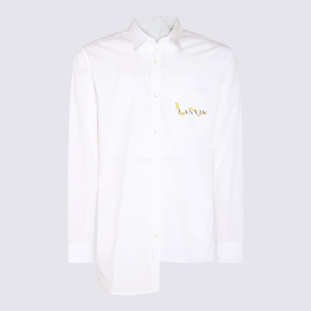 Shop Lanvin White Cotton Shirt
