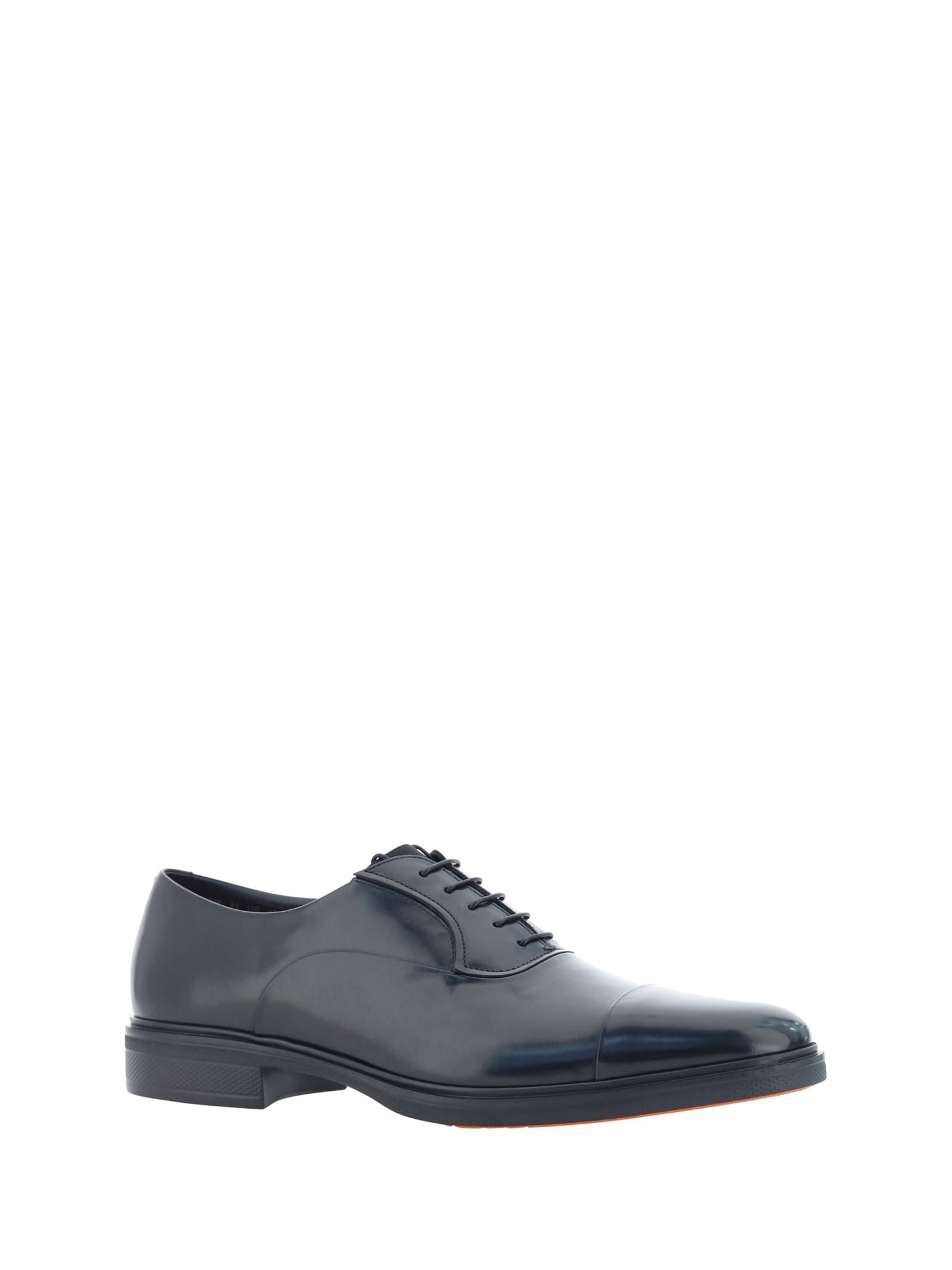 Shop Santoni Lace-up Shoes In Black