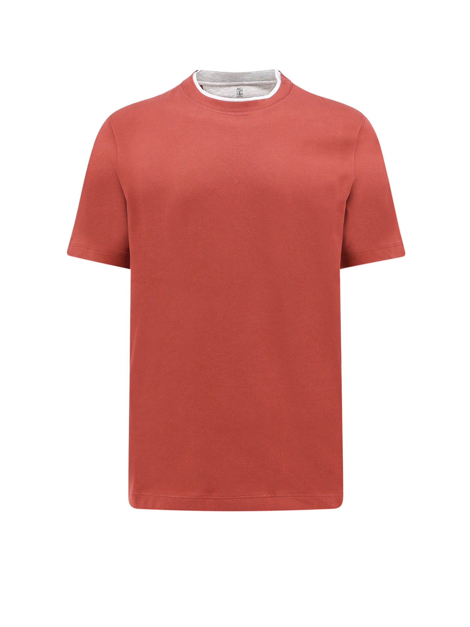 Shop Brunello Cucinelli T-shirt In Red