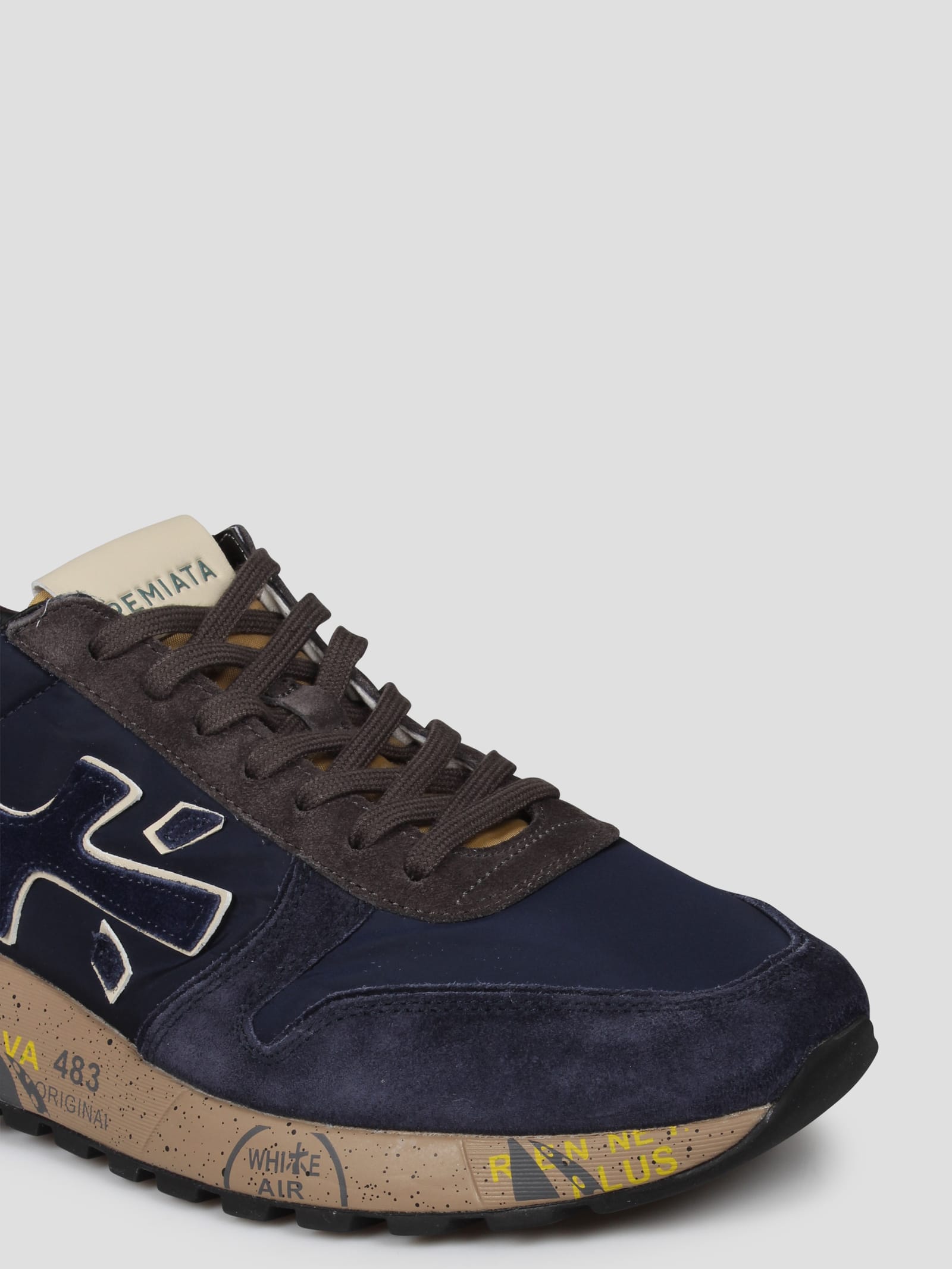 Shop Premiata Mick Var6868 Sneakers In Blue