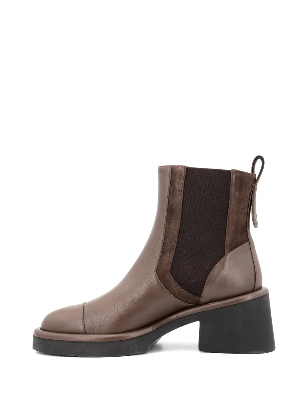 Shop Peserico Ankle Boots In Marrone Polveroso