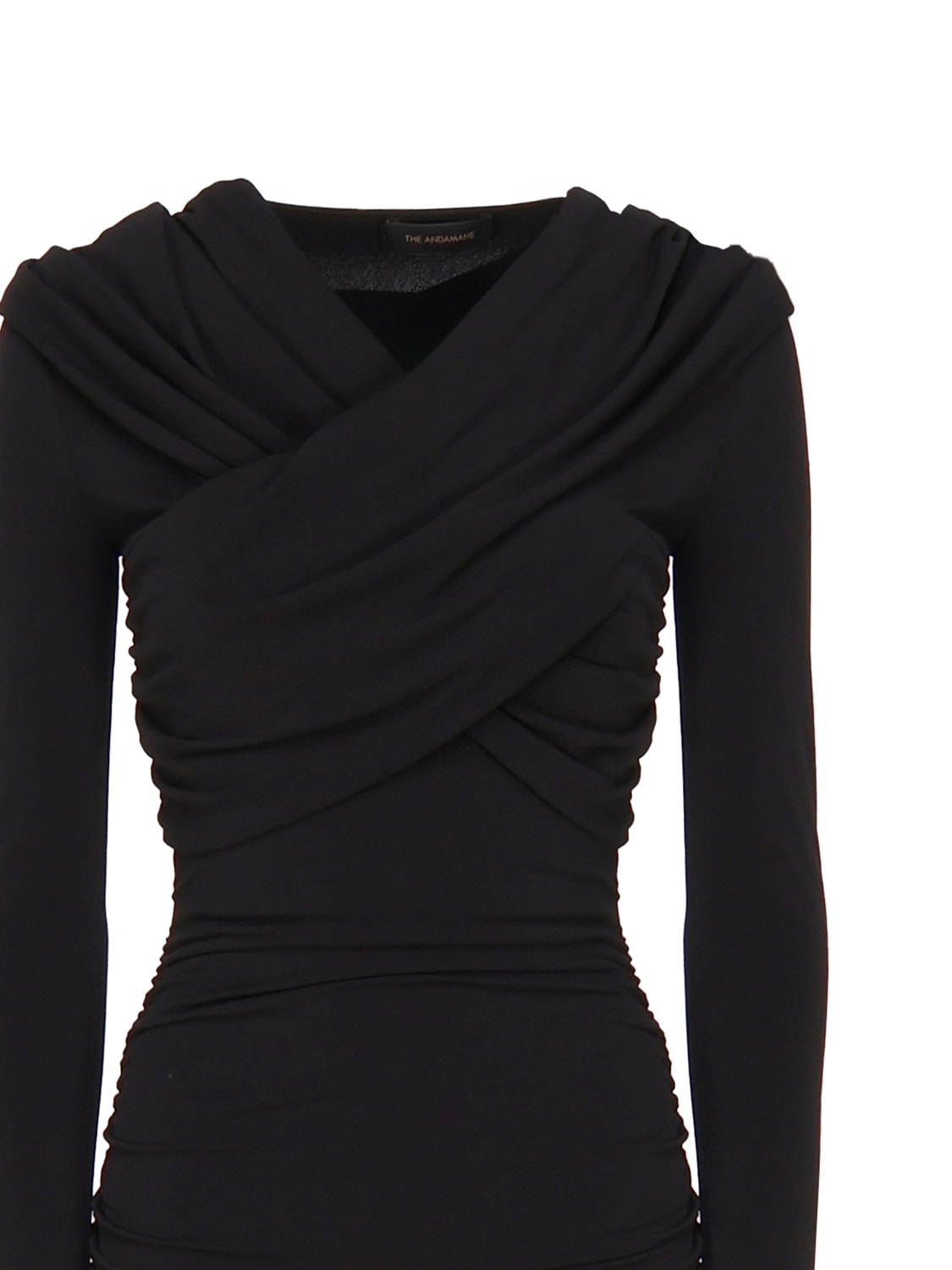 Shop The Andamane Fitted Dress With Hood In Black