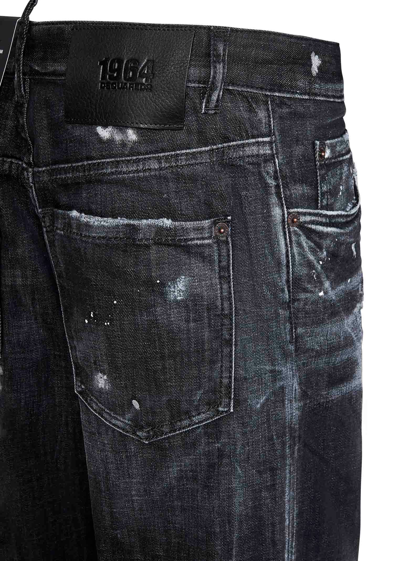 Shop Dsquared2 Black Cloud Wash San Diego Jeans