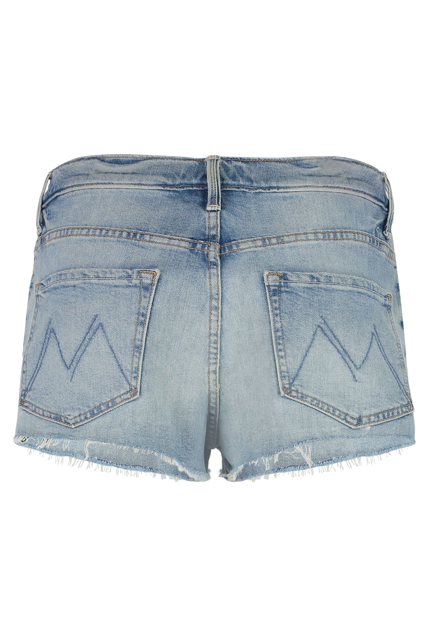 Mother The Dodger Denim Shorts In Blue
