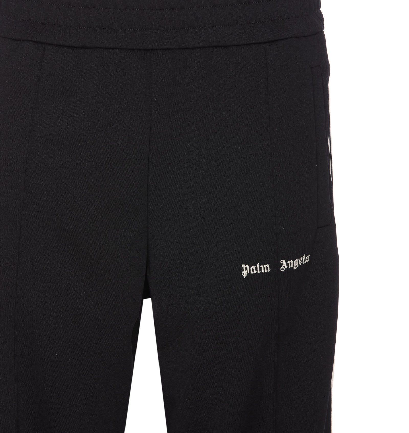 Shop Palm Angels Classic Logo Track Pants In Black/off-white