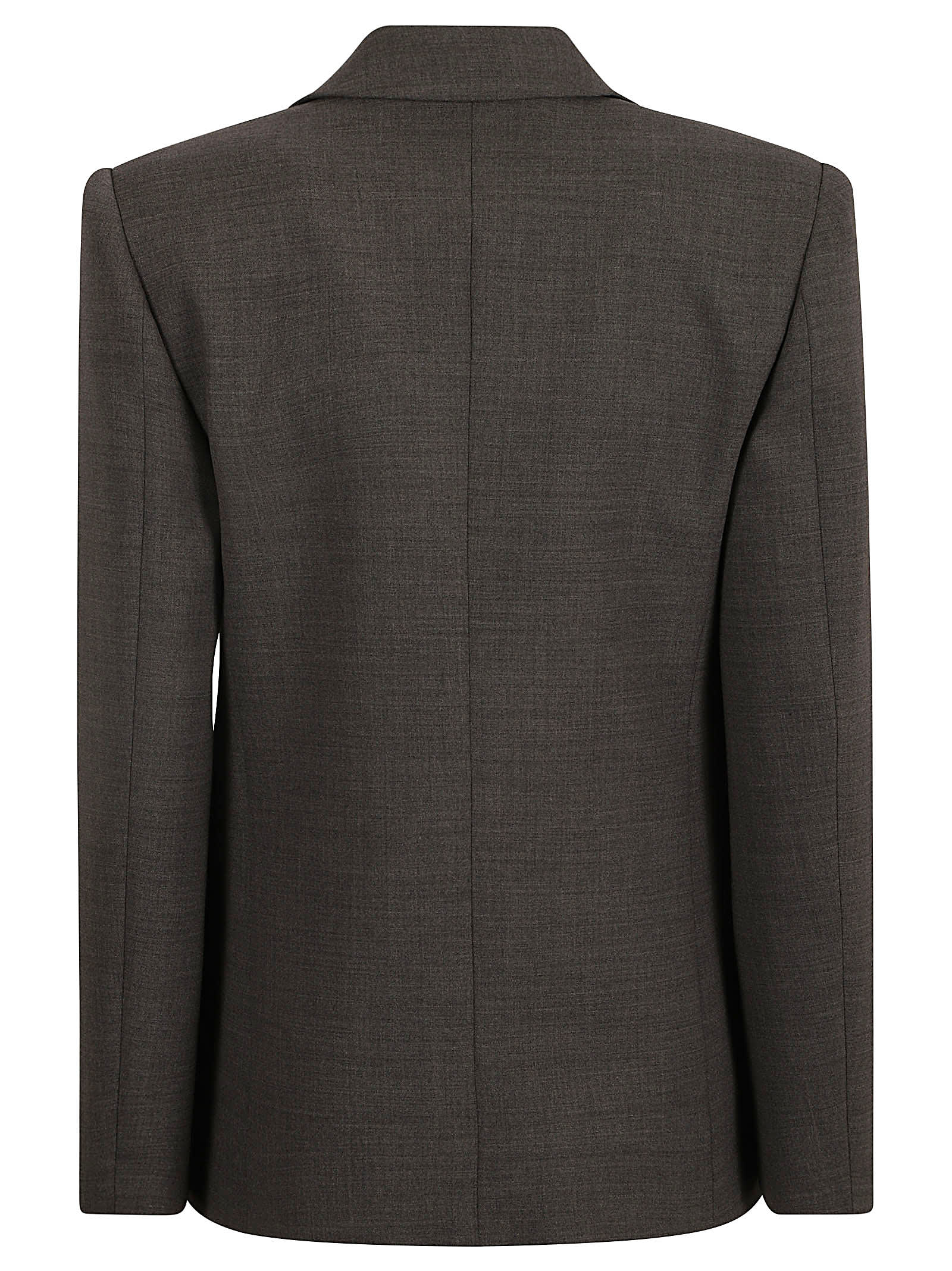 Shop Philosophy Di Lorenzo Serafini Single Buttoned Plain Blazer In Grey