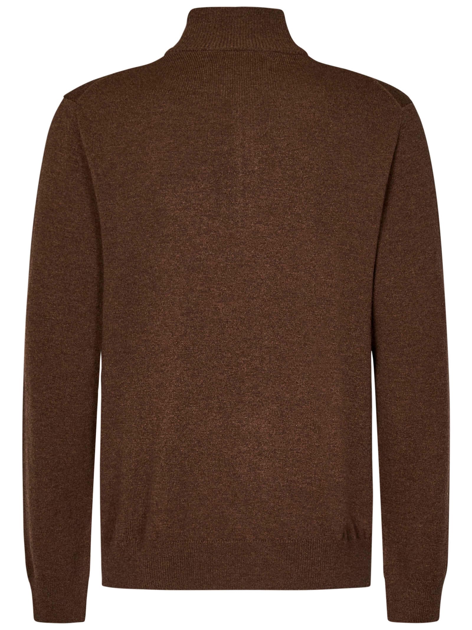 Shop Polo Ralph Lauren Sweater In Brown