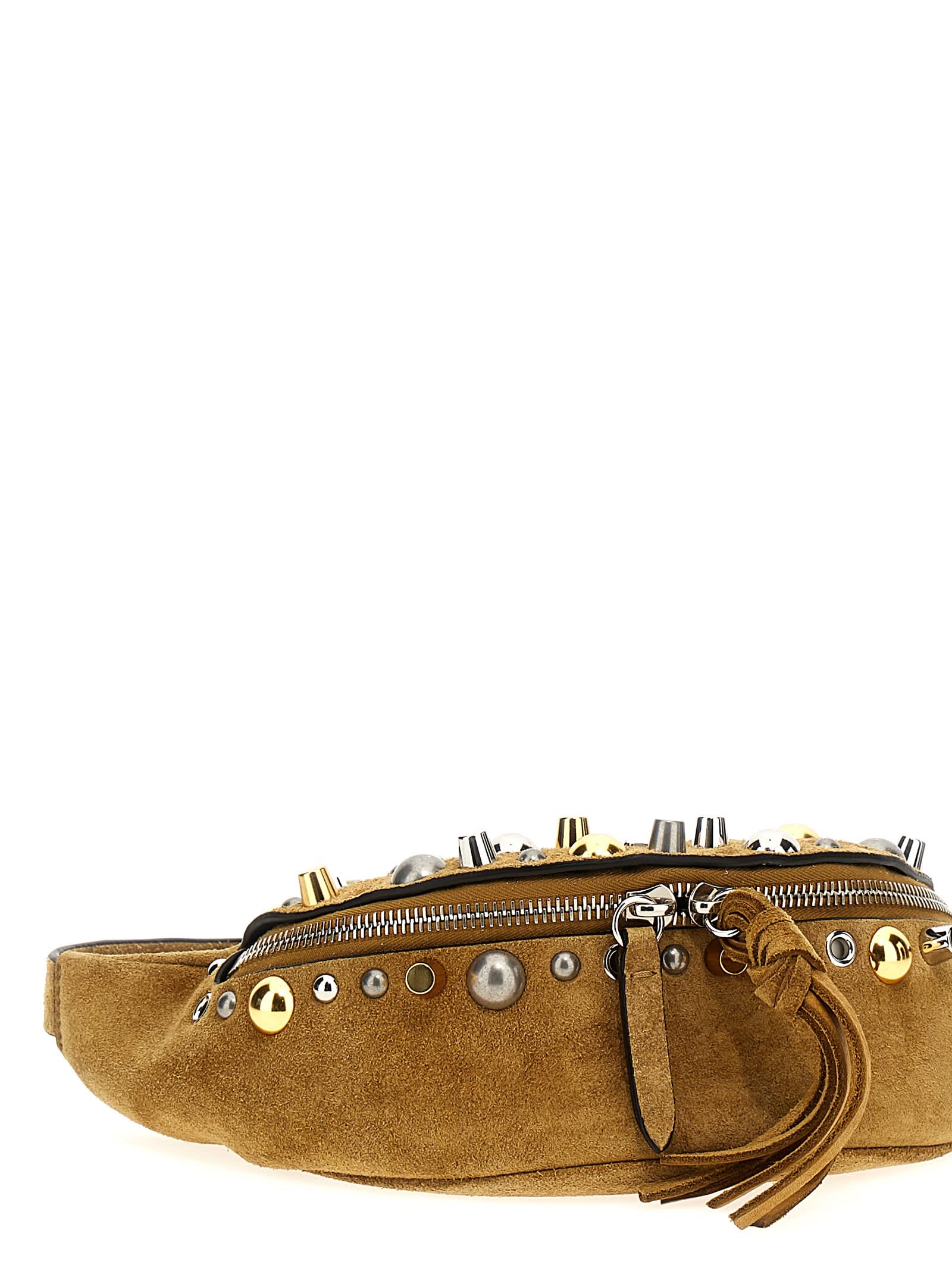 Valentino Garavani Garavani 'nellcôte' Belt Bag In Beige