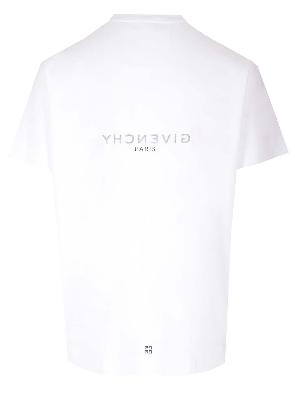 Shop Givenchy Oversized  Reverse T-shirt In White