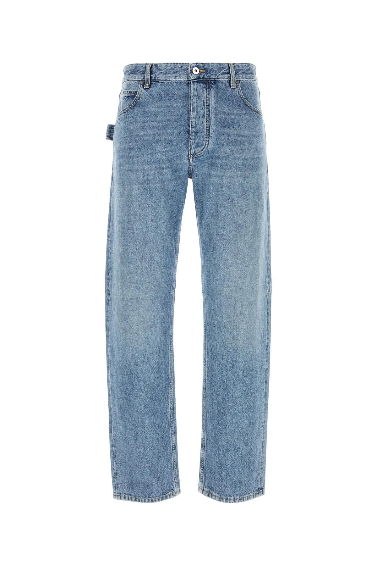 Shop Bottega Veneta Denim Jeans In Blue