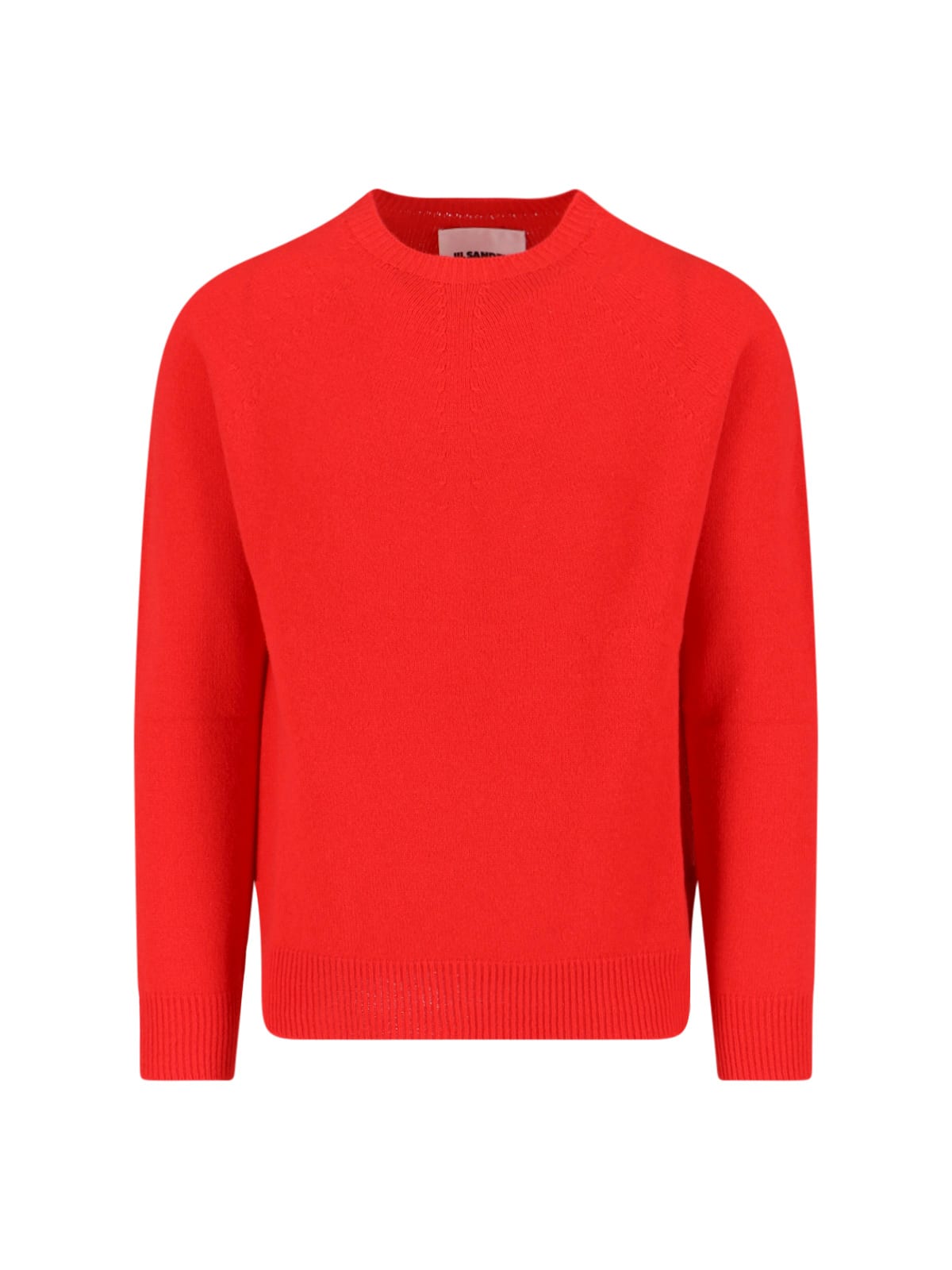 Jil Sander Sweater In Virgin Wool And Cashmere Blend In Red