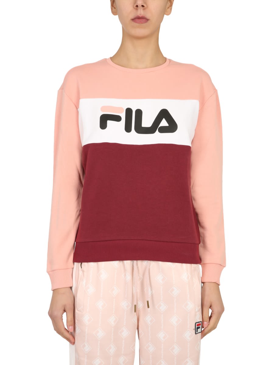 Shop Fila Sweatshirt Leah In Multicolour