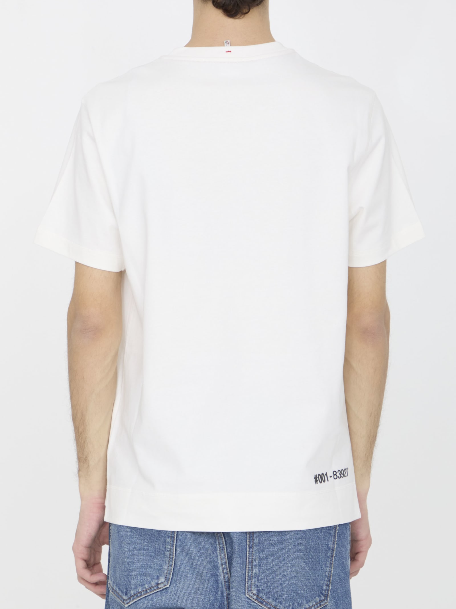 Shop Moncler Cotton T-shirt