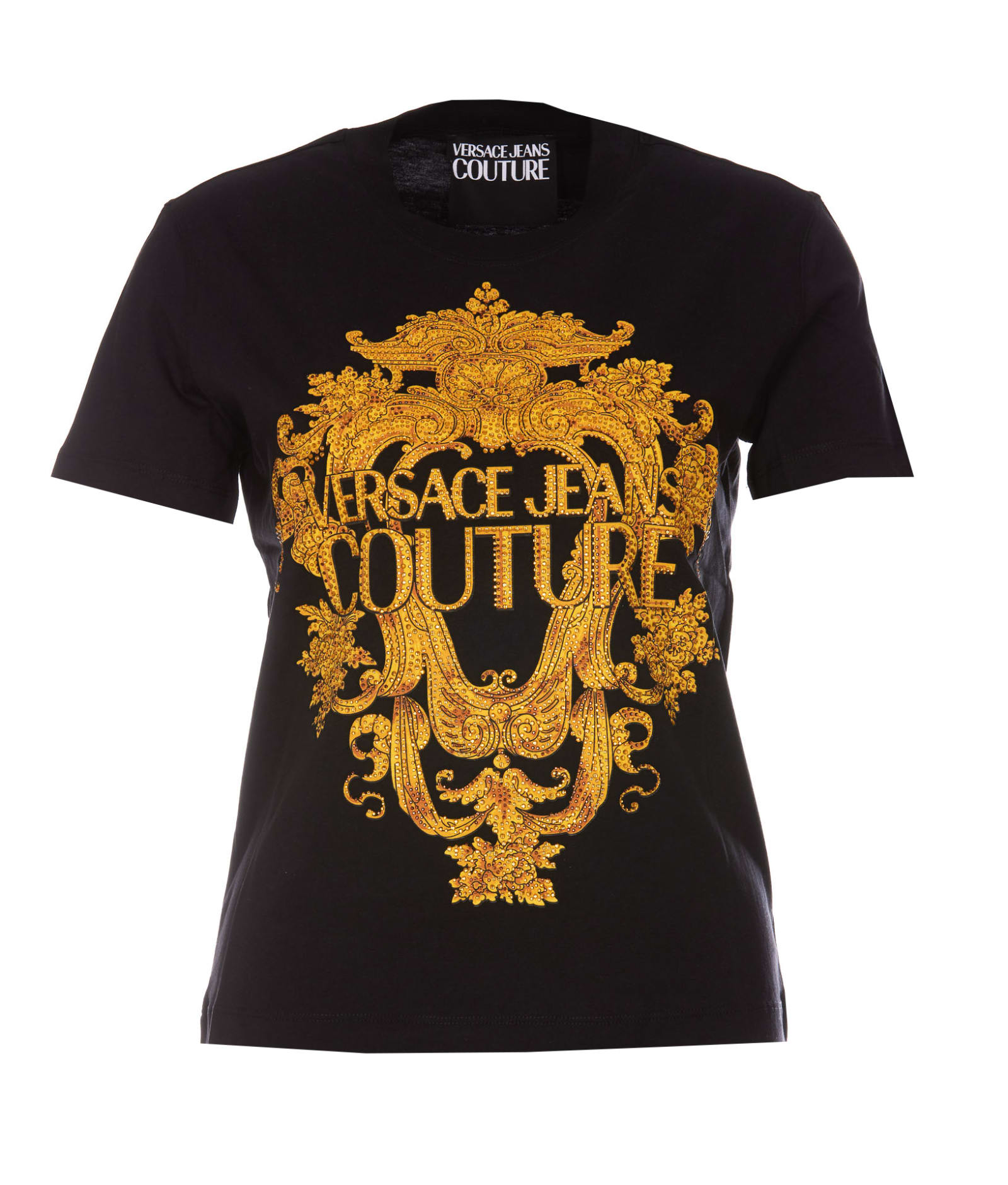Versace Jeans Couture Baroque Crystal T-shirt
