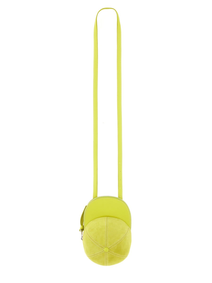 Jw Anderson Shoulder Bag Cap In Lime