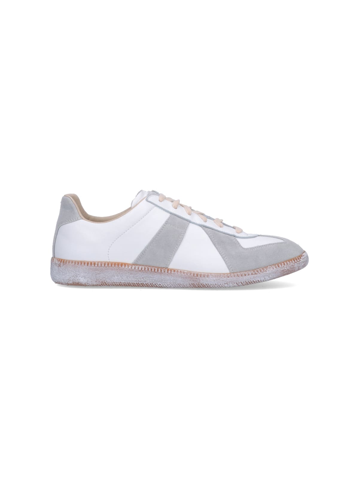 Shop Maison Margiela Replica Sneakers In White