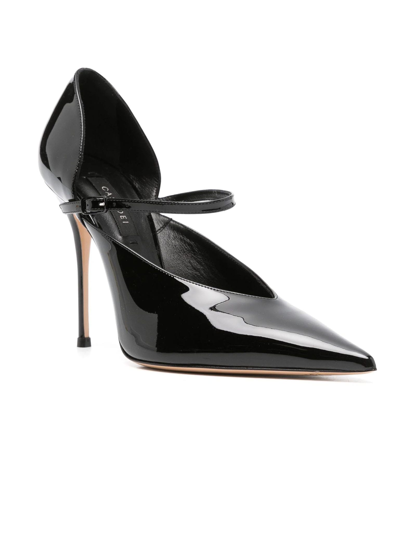 Shop Casadei Black Calf Leather Scarlet Jolly Leather Pumps