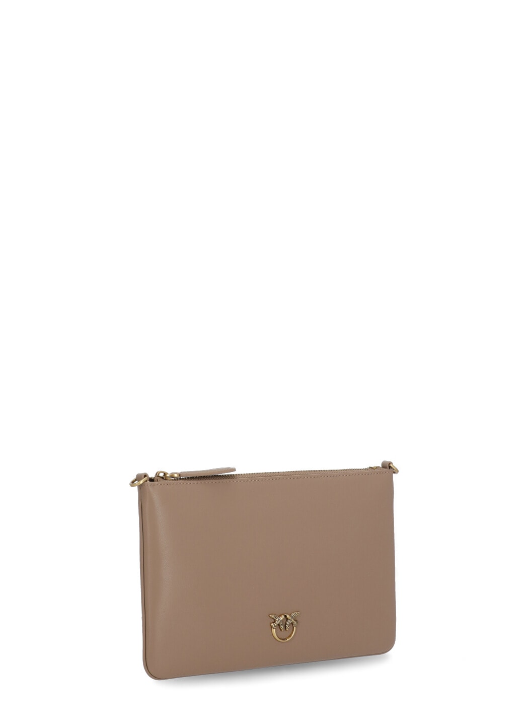 Pinko Flat Clutch In Beige