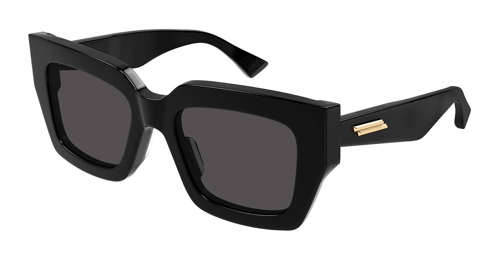 Shop Bottega Veneta Bv1212s - Black Sunglasses