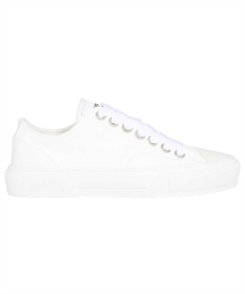 Msgm Canvas Sneakers In White