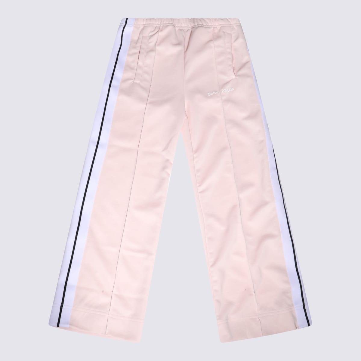 Palm Angels Kids' Light Pink Cotton Pants