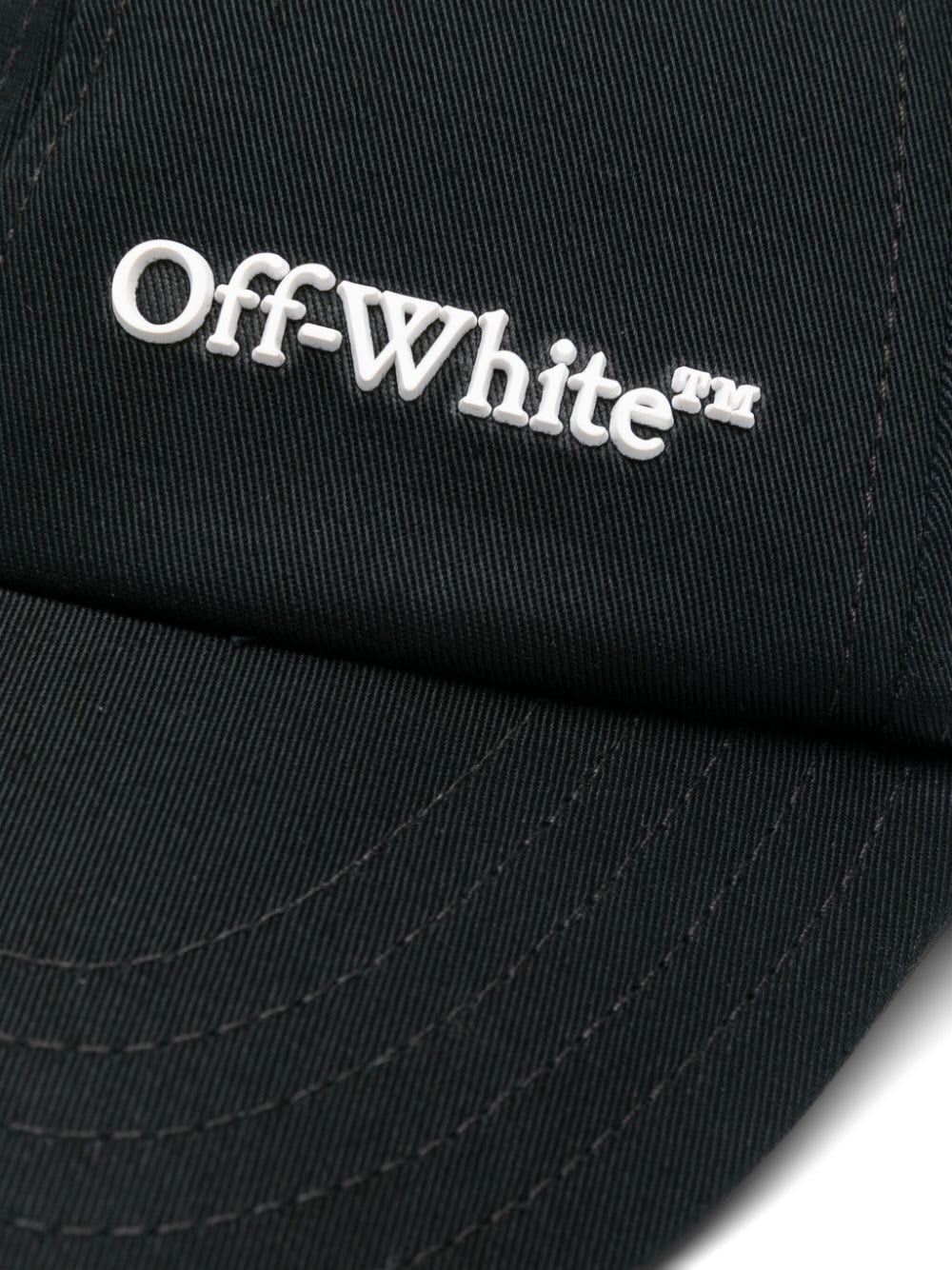 Shop Off-white 3d Logo Bksh Baseball Cap In Black White