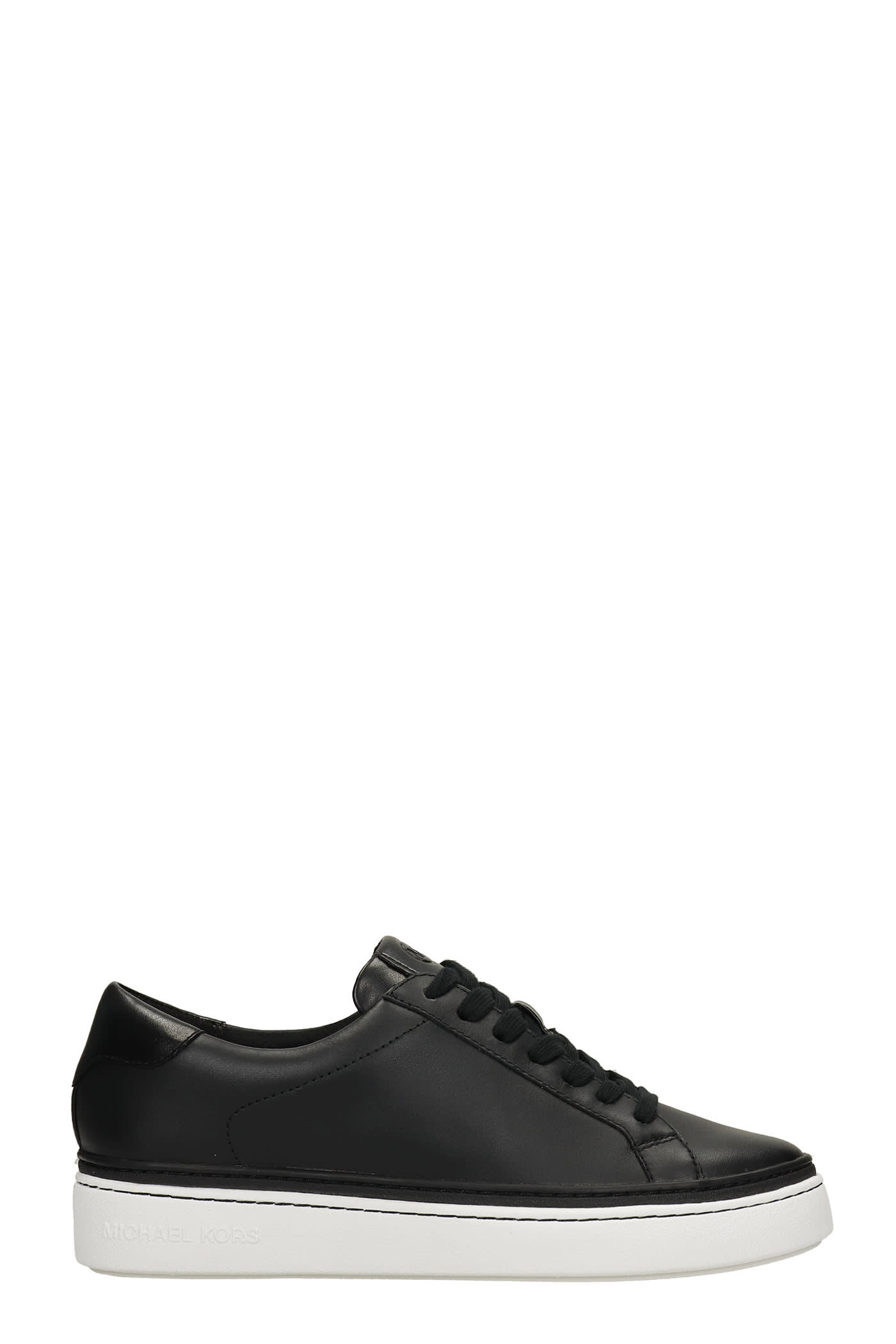 Michael Kors Chapman Sneakers In Black Leather