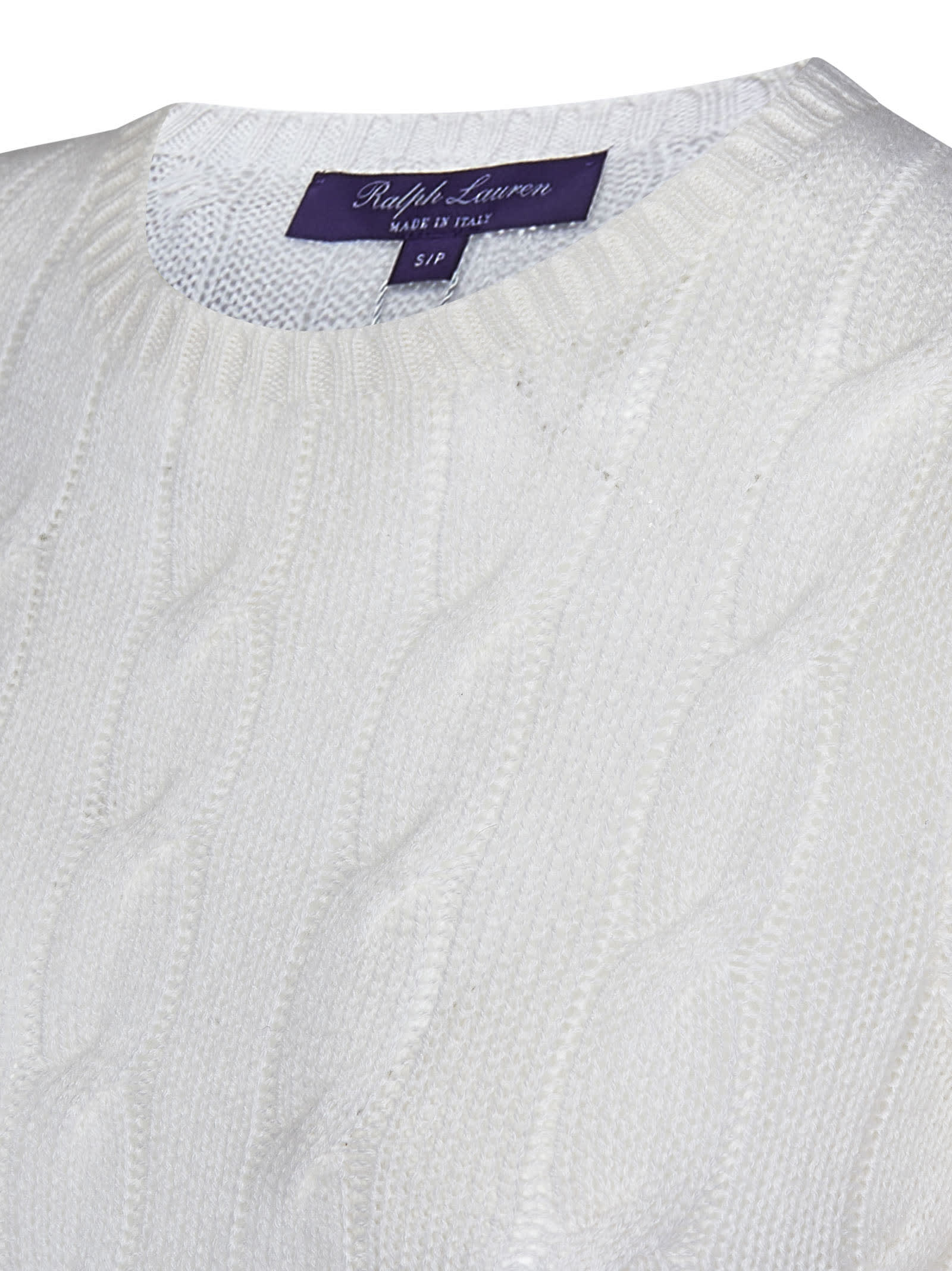 Shop Ralph Lauren Sweater In White