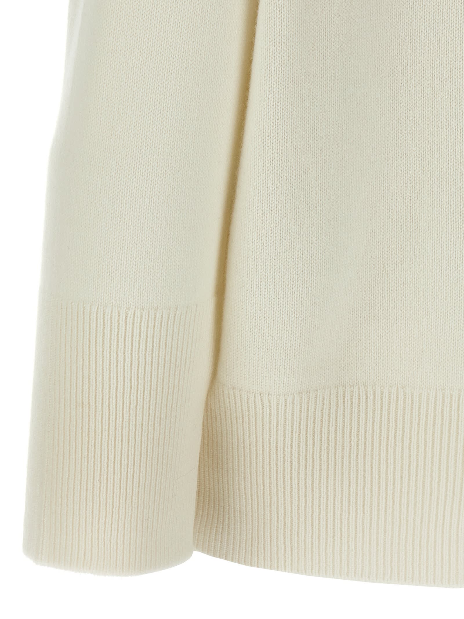 Brunello Cucinelli Monili-chain Cashmere Sweater In Neutral