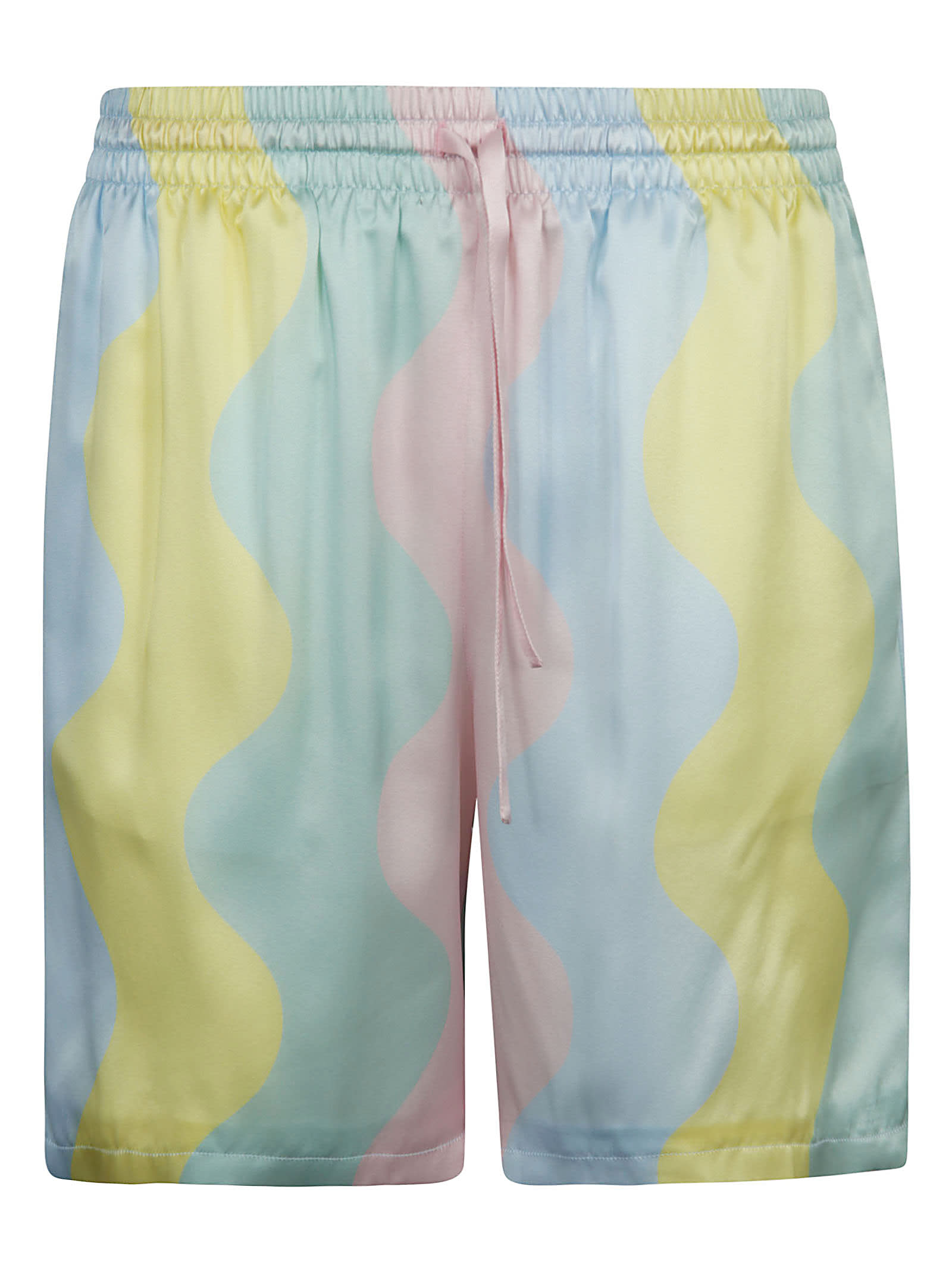 Casablanca Ribbed Waist Shorts