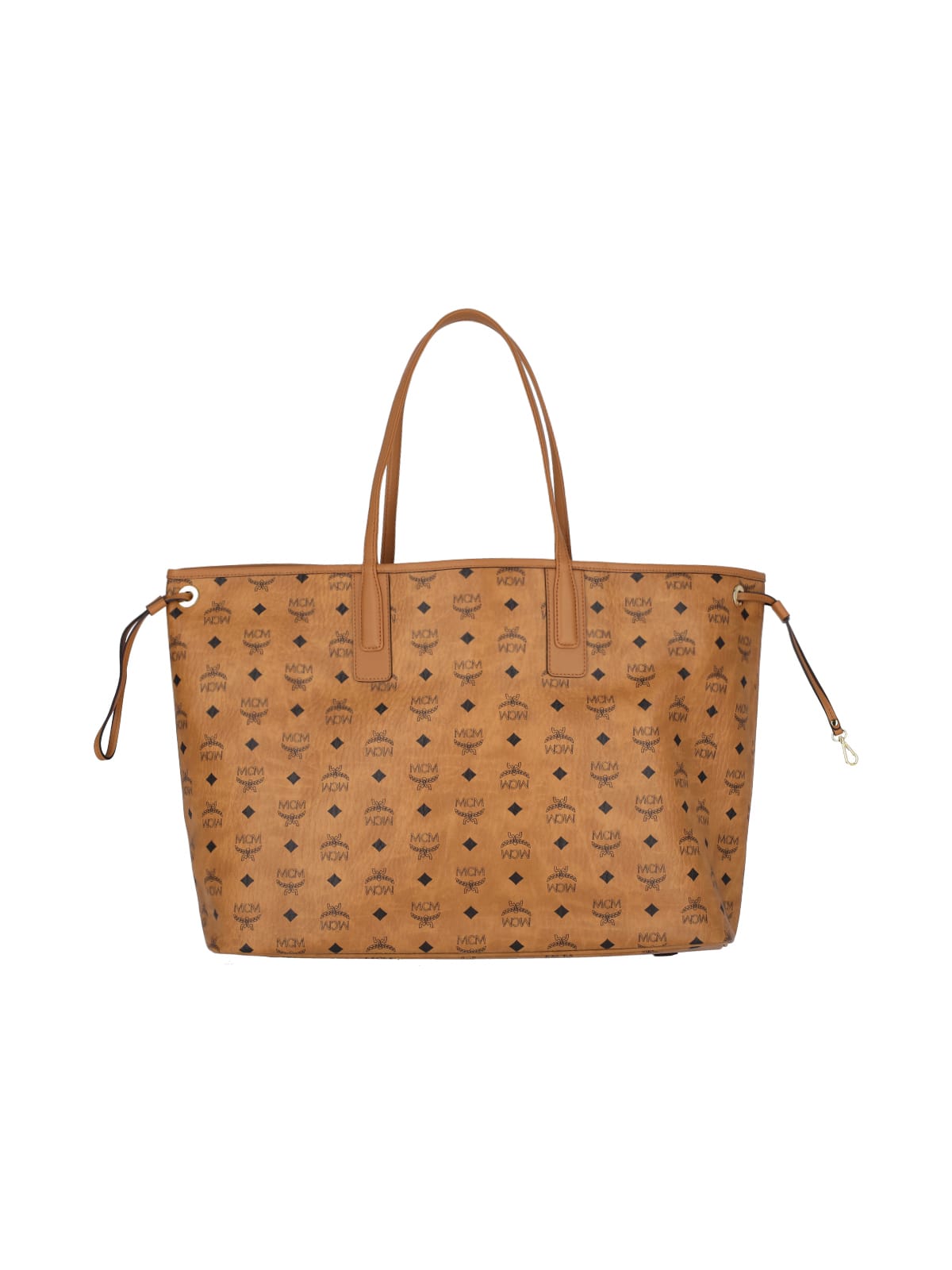 Shop Mcm Liz Reversible Tote Bag In Brown