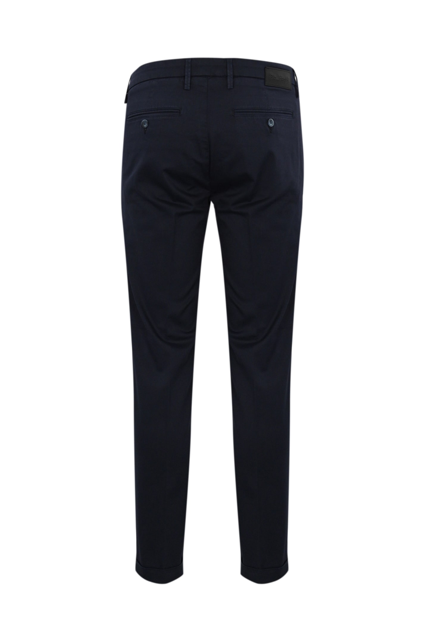 Re-hash Mucha Chino Trousers In Cotton In Blu