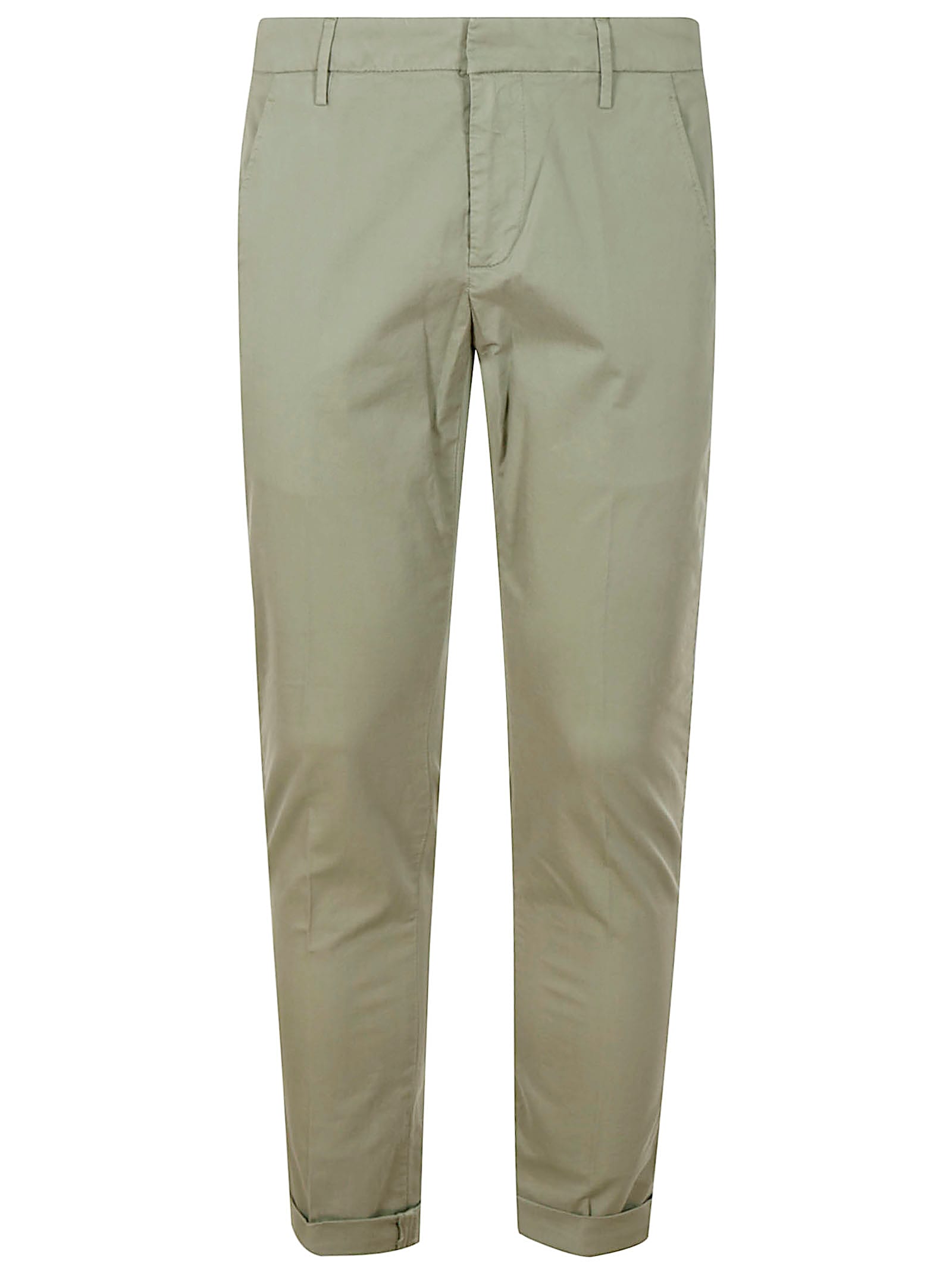 Dondup Gaubert Cotton Trousers In Green
