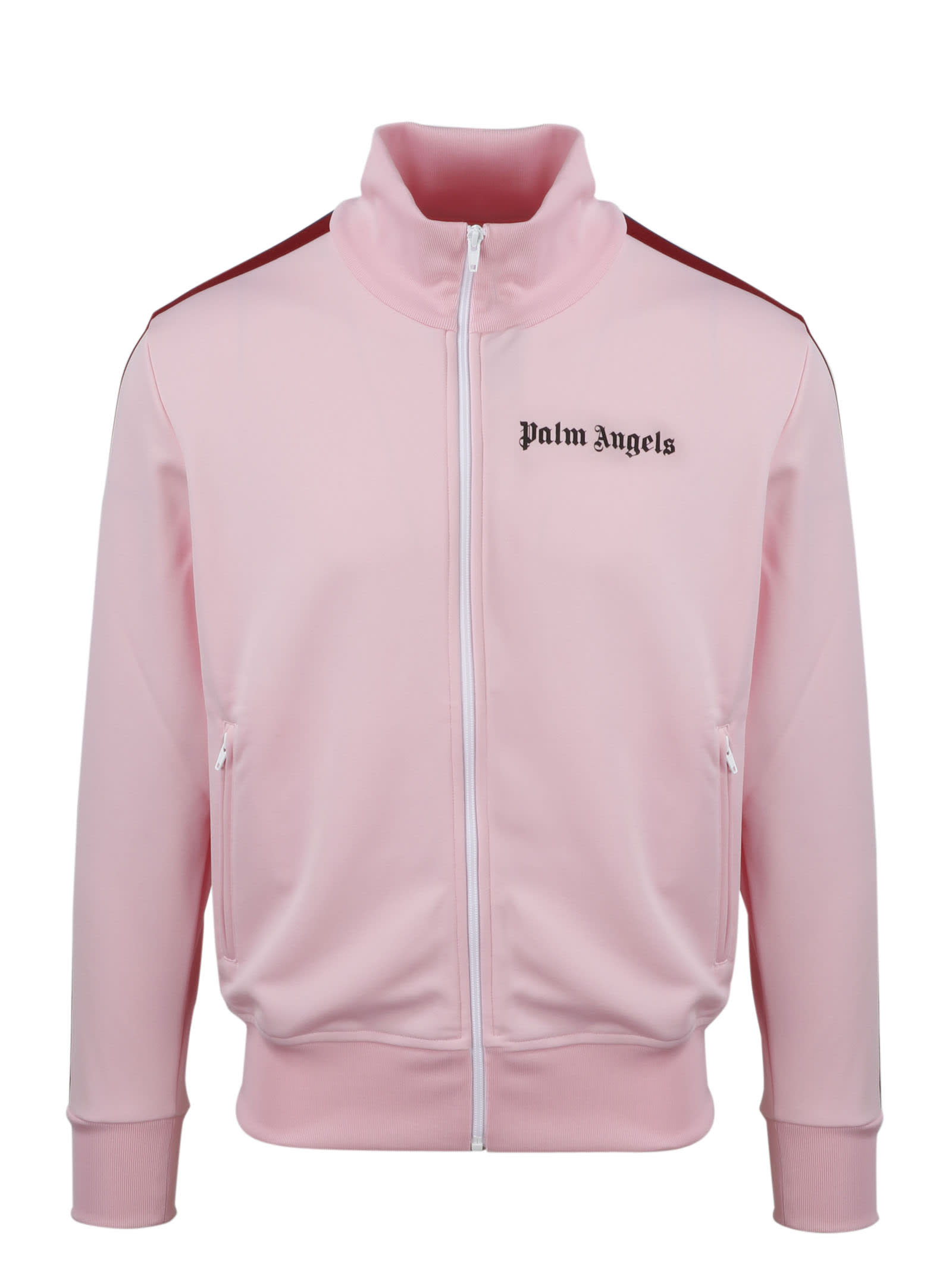 Shop Palm Angels Track Jacket In Pink & Purple