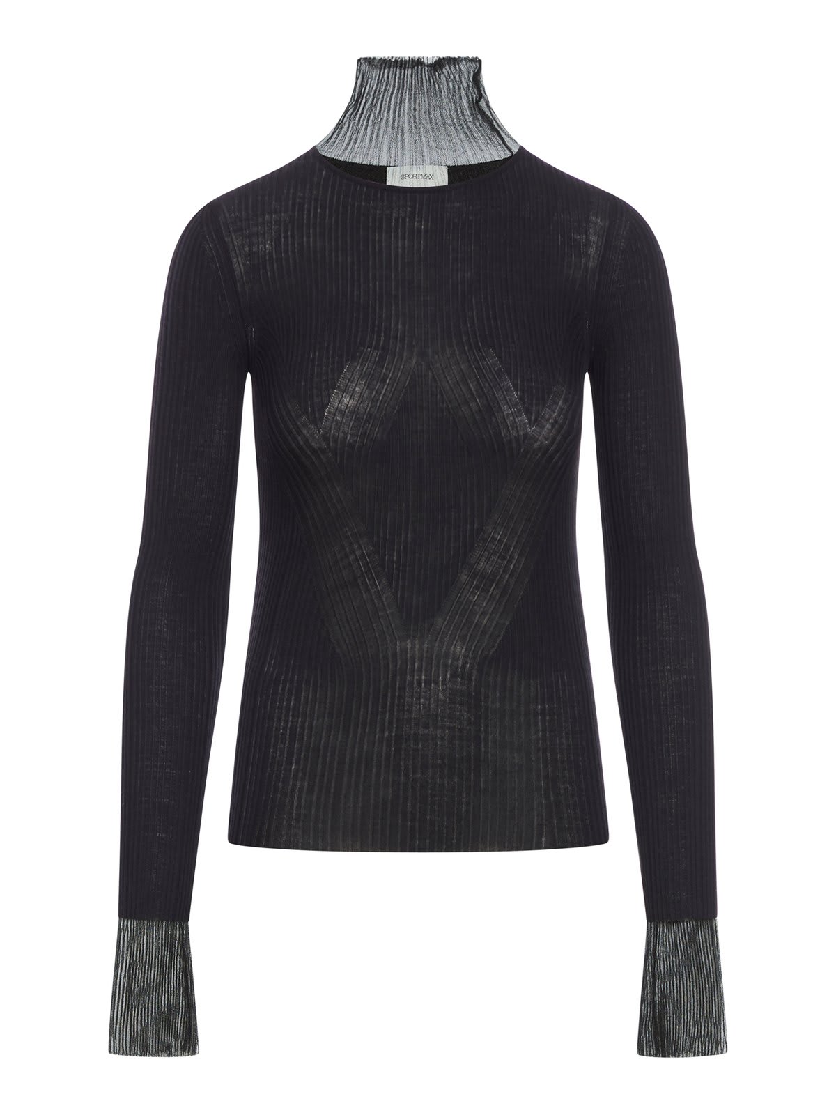 Shop Sportmax High Neck Long-sleeved Jumper