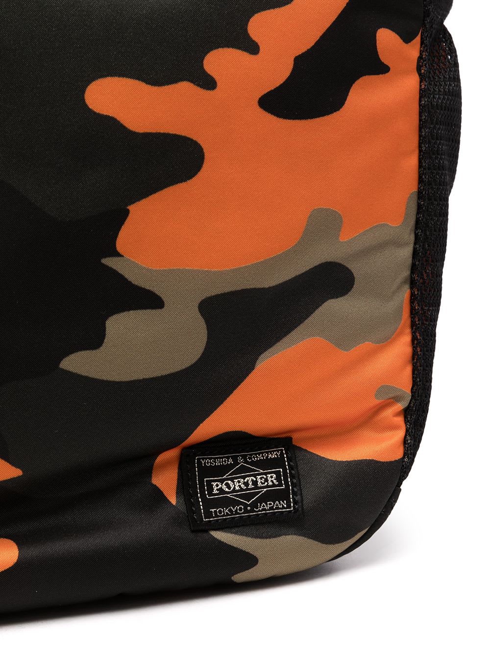 Porter Camo Print Logo Tote In Multi