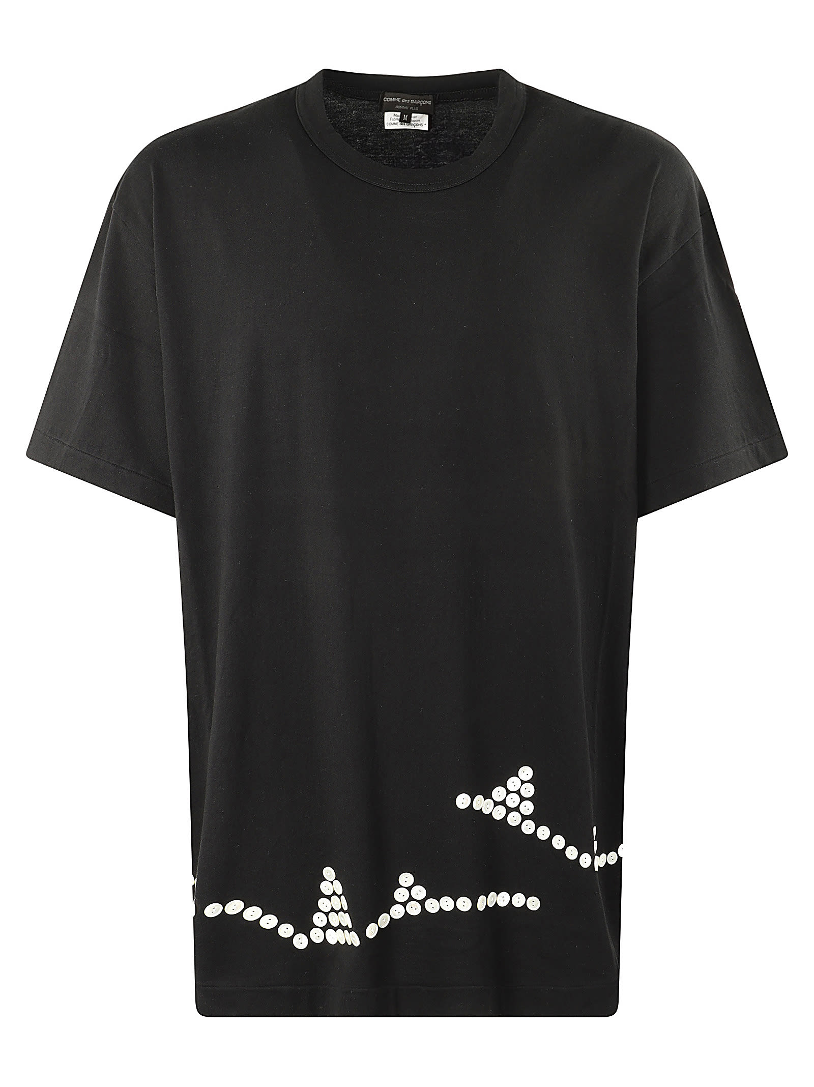 Shop Comme Des Garçons Homme Deux Mens T-shirt In Black