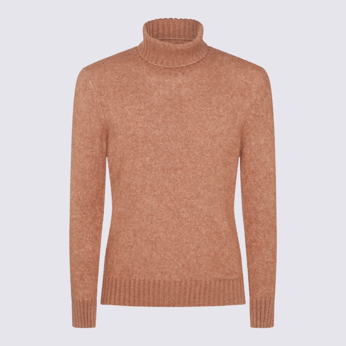 Shop Piacenza Cashmere Camel Wool Knitwear In Brown