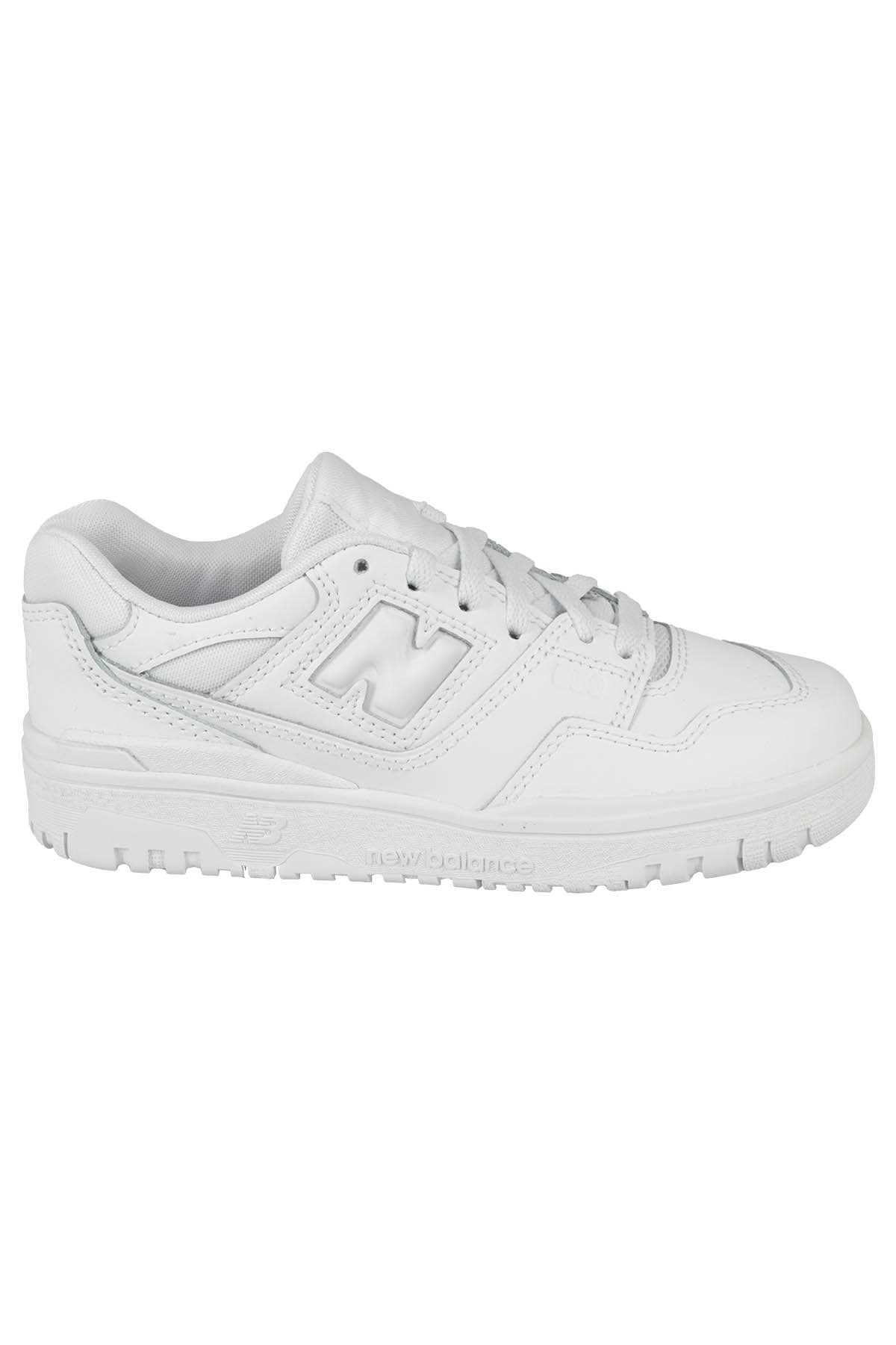New Balance Kids' Synthetic Textile In White