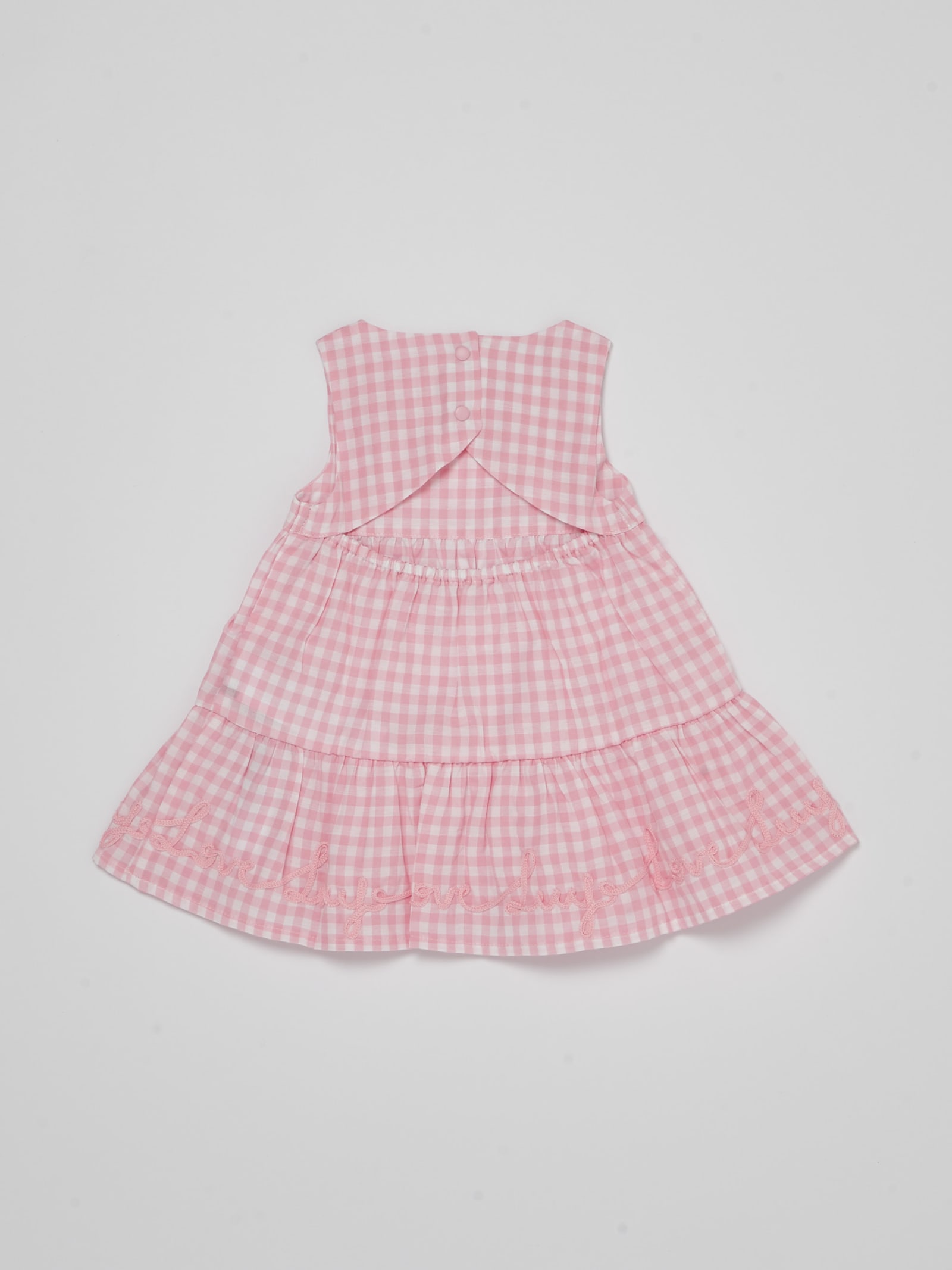 Shop Liu •jo Dress Dress In Bianco-rosa