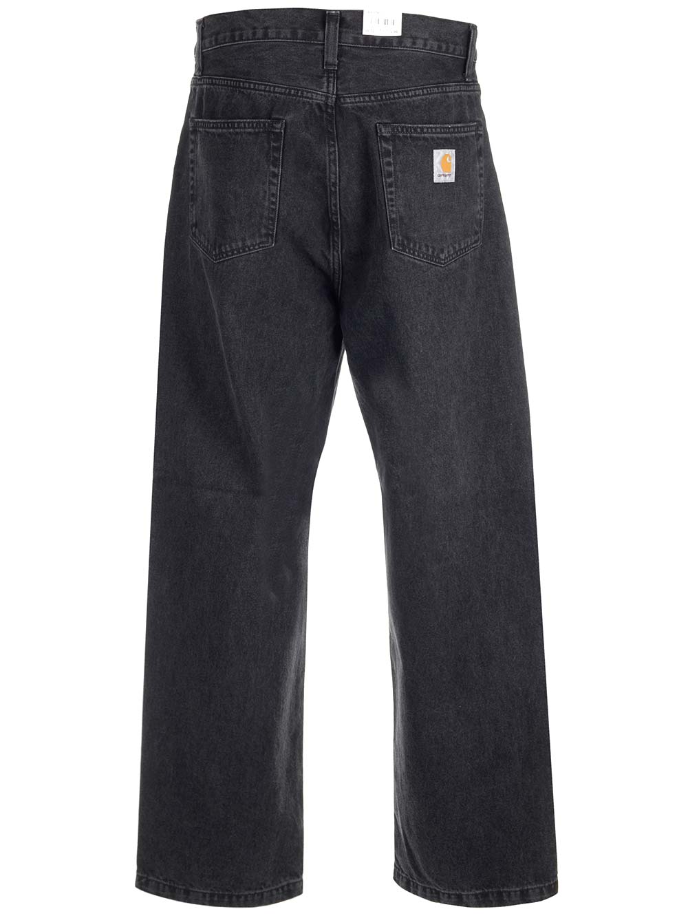 Carhartt Loose-fit Cotton Denim In Black Stone Wash