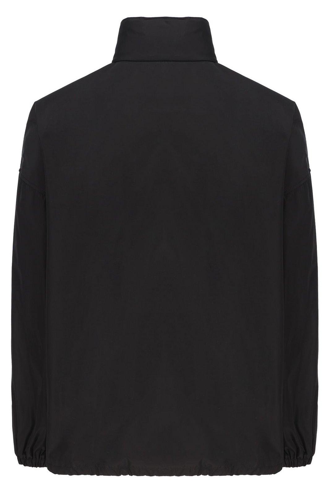 Saint Laurent Beeps Baseball Jacket In Black