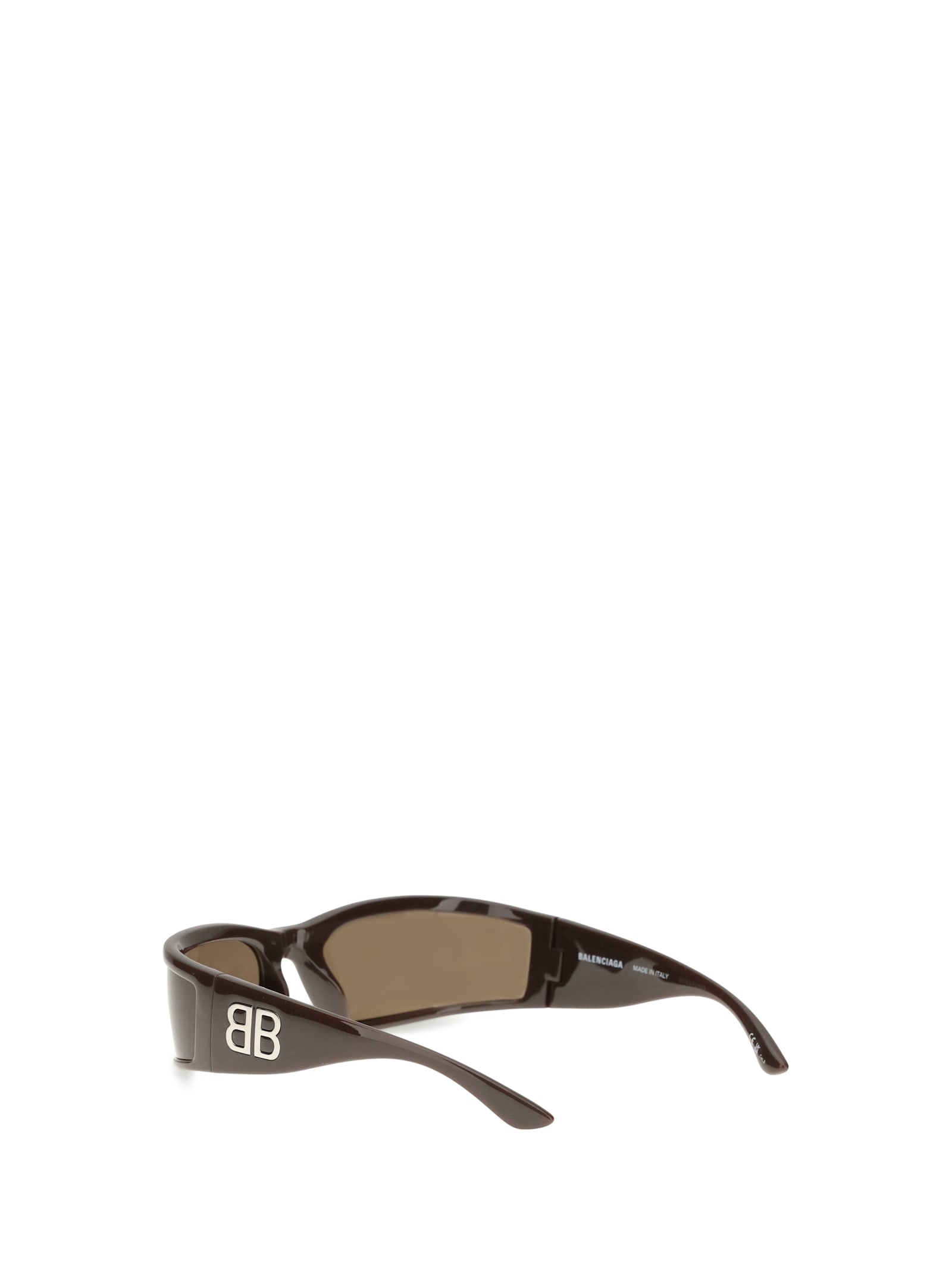 Balenciaga Women Sunglasses Sunset Rectangle Bb In Green
