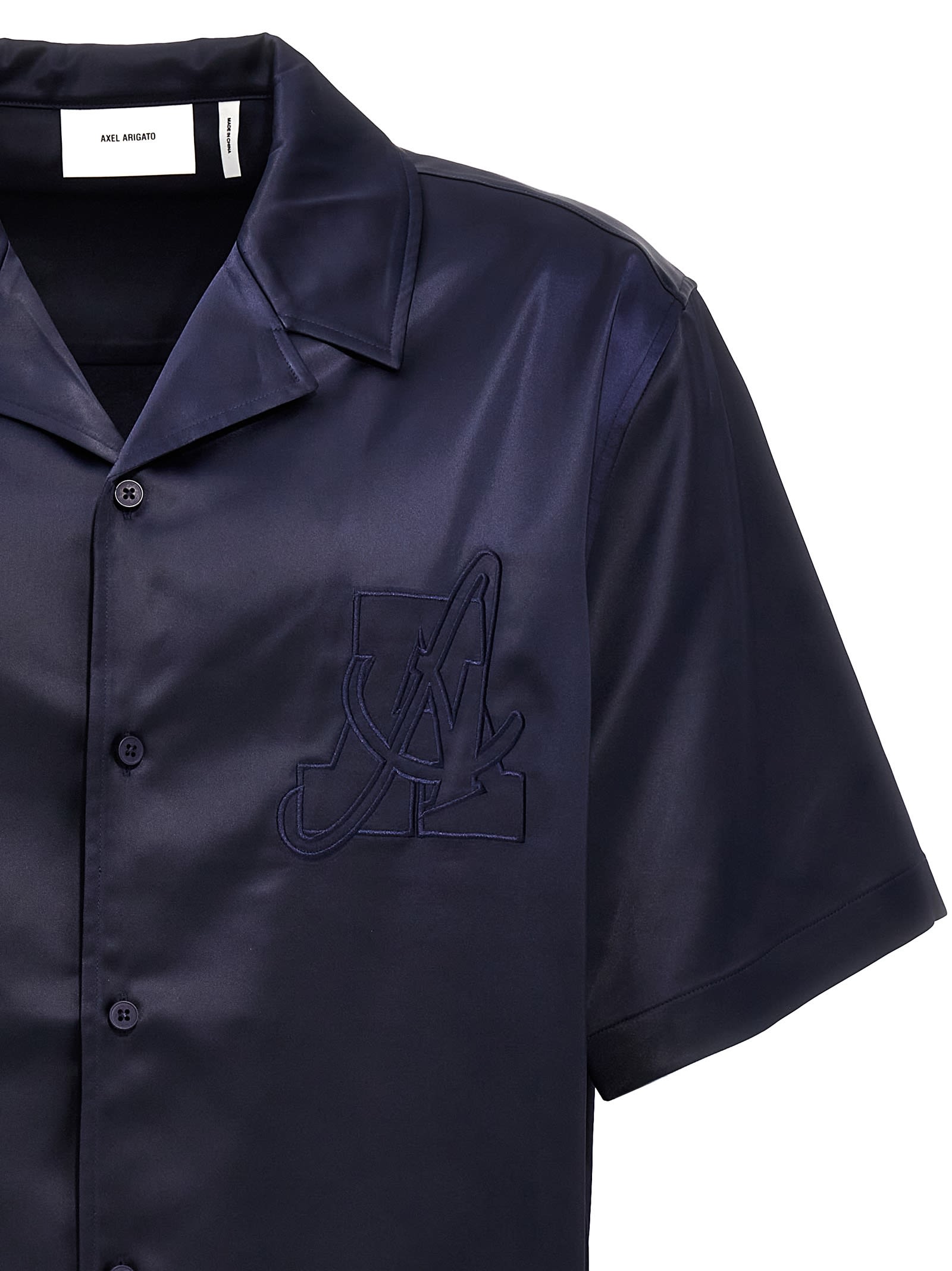 Shop Axel Arigato Cruise Shirt In Blue