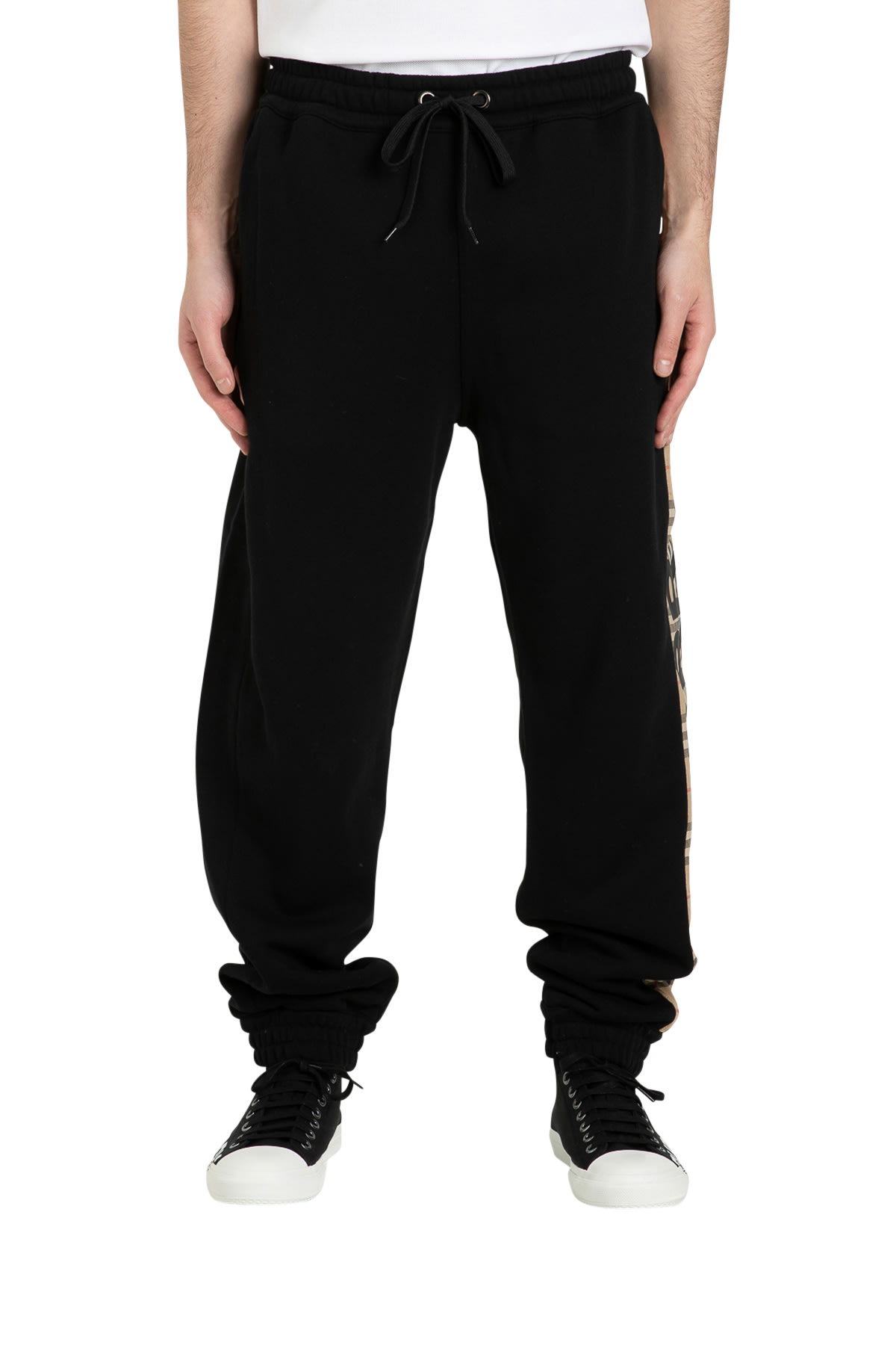 BURBERRY JOGGER WITH SIDE LOGO TAPE,11208916